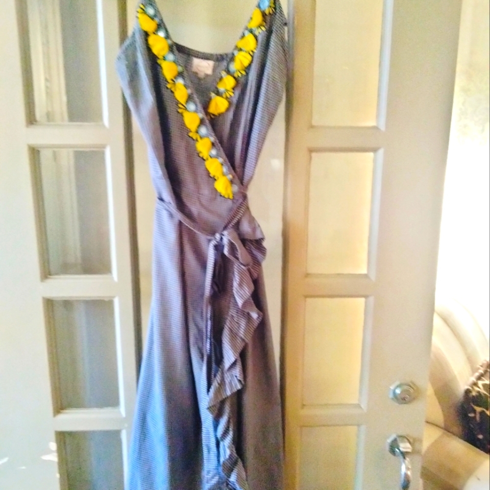 Wrap dress maxi